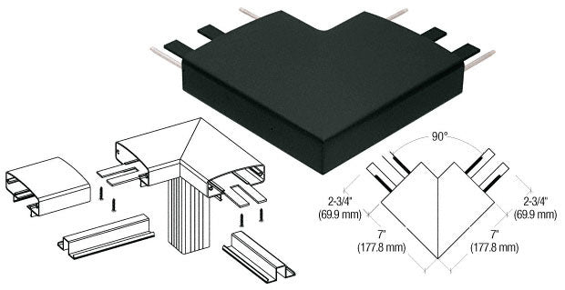 CRL 400 Series Top Cap 90º Corner