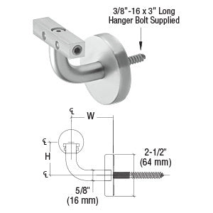 CRL-Blumcraft® Imperial Series Wall Mounted Hand Rail Bracket