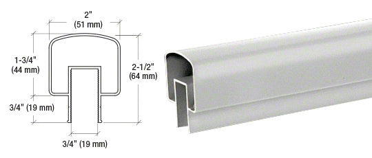 CRL 100 Series 241" Top Rail