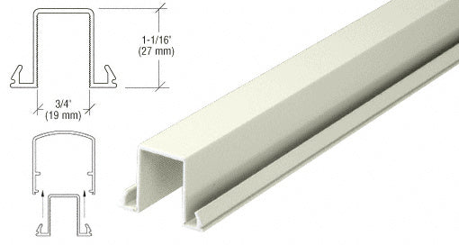 CRL Horizontal Snap-In Infill for Glass 241" Long