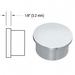 CRL Flat End Cap for 1-1/2" Outside Diameter Tubing