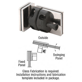 CRL 316 90 Degree Glass-to-Glass Gate Latch