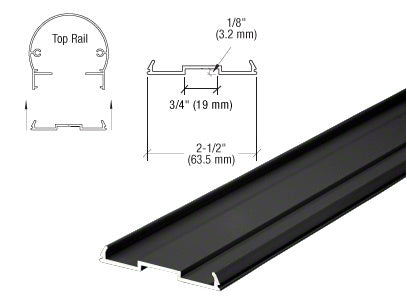 CRL 241" Top Rail Infill for Pickets