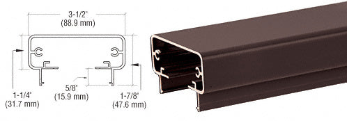 CRL 200 Series 241" Long Top Rail