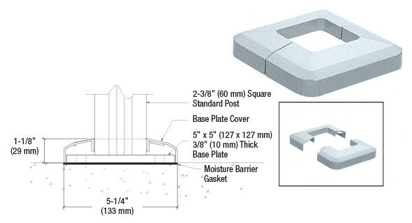 CRL Base Plate Cover