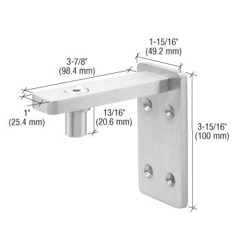 CRL Wall Mount Post Pivot