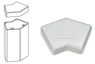 CRL 100 Series 135 Degree Post Cap