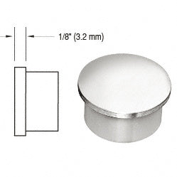 CRL Flat End Cap for 1-1/2" Outside Diameter Tubing