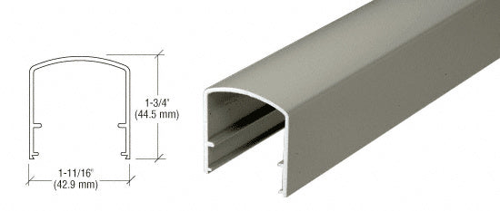 CRL 200, 300, 350 and 400 Series 241" Long Horizontal Mid-Rail