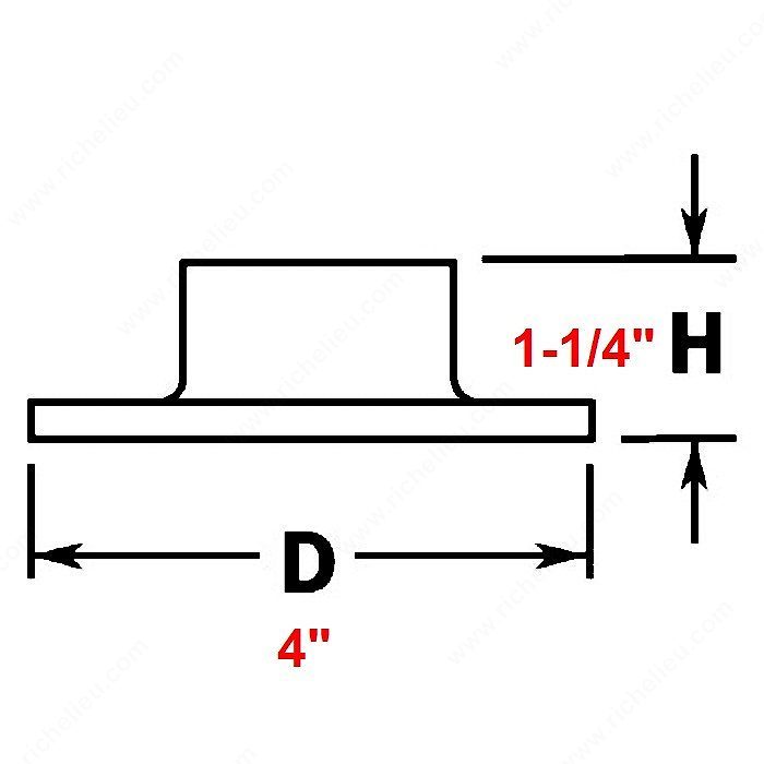 Decorative Wall Base for Handrails