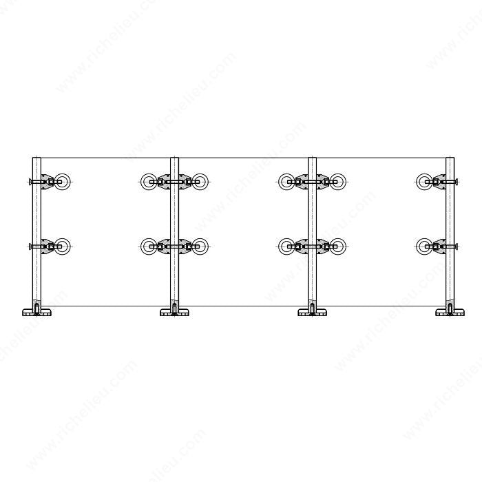 Mini End Post with Swivel Fittings