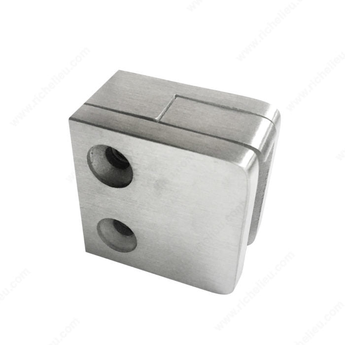 Square Glass Clamp - Flat Post Mount - Model 506