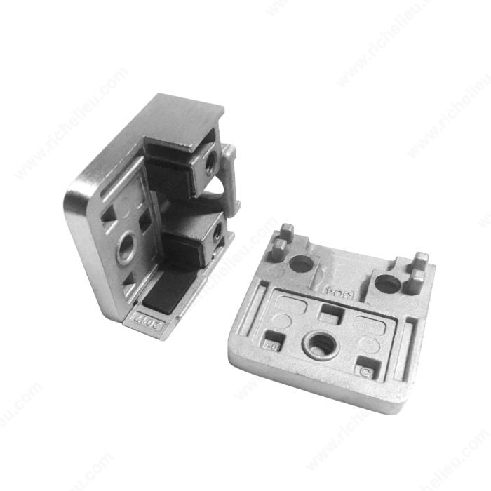 Square Glass Clamp - Flat Post Mount - Model 506