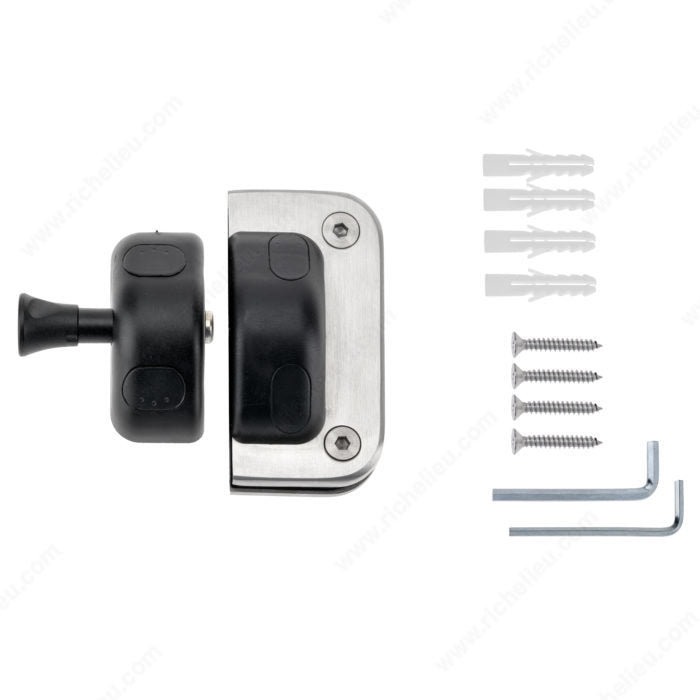 Glass-to-Wall or Post Magnetic Safety Gate Latch