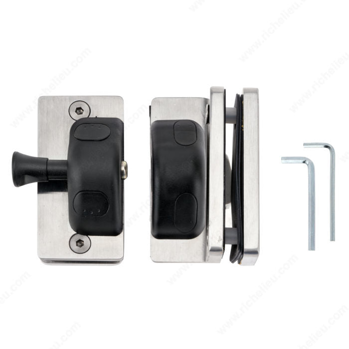 90° Glass-to-Glass Magnetic Safety Gate Latch