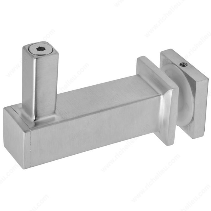 Square Glass Mount Heavy-Duty Fixed Bracket