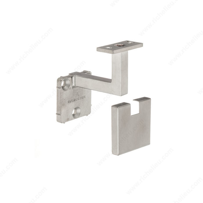 Square Wall Mount Fixed Bracket with Snap-Fit Cover