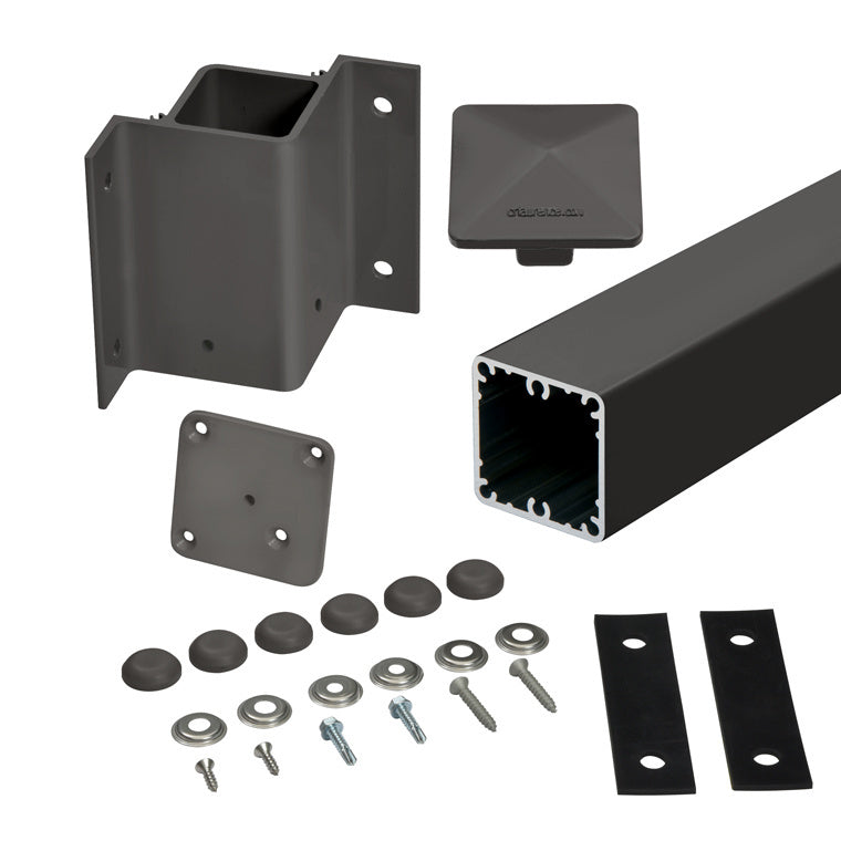 CRL 48" 100 Series 90º Inside Fascia Mount Post Kit