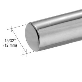 CRL 15/32" Diameter Stainless Steel Bar 236-1/4"