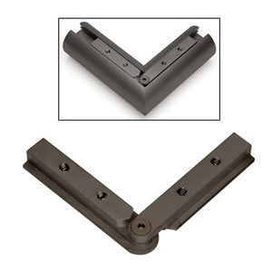 Handrail Splice CRL-Blumcraft® Horizontal Adjustable Hand Rail Corner Splice