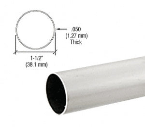 CRL Stainless Hand Rail Tubing - 236"