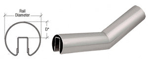 CRL Stainless 32 Degree Lower Incline Corner for 1-1/2" Diameter Railing