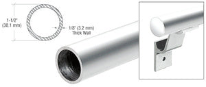 CRL 1-1/2" Diameter Pipe Rail Tubing