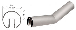 CRL Stainless 29 Degree Lower Incline Corner for 1-1/2", 2-1/2" and 4" Diameter