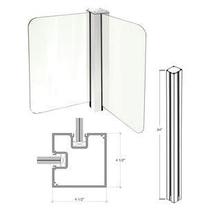 CRL 84" Cielo Corner Post Kit