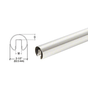 CRL 2-1/2" Premium Cap Rail for 3/4" Glass