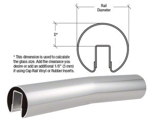 CRL Stainless 4 Degree Upper Incline Corner for 1-1/2" and 3" Diameter Railing