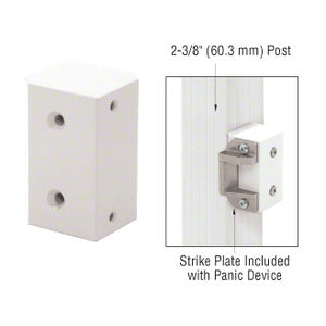 CRL Aluminum Surface Mount Strike Plate Block