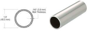 CRL 1-1/2" Schedule 40 Pipe Rail Tubing - 240"