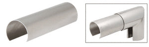 CRL 3" Connector Sleeve for Cap Railing, Cap Rail Corner, and Hand Railing