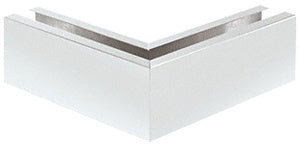 CRL 12" 90º Mitered Corner Cladding for W5B Series Windscreen and Smoke Baffle Base Shoe