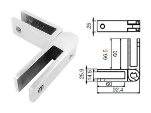 CRL Adjustable Glass-to-Glass Bracing Clamp