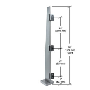 CRL Brushed Stainless Metropolis 60" Center Post