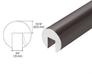 CRL-Blumcraft® 337 Series 2" Diameter Extruded Aluminum Cap Rail