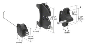 CRL Lokk-Latch® "Series 2" for Square Post