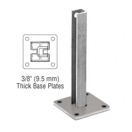 CRL  Steel Surface Mount Stanchion for up to 72" Barrier Center Post