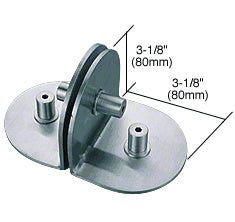 2-Way Glass / 1-Way Wall Circular Bracket