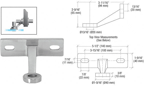 Heavy-Duty Spider Fitting Single Arm Wall Mount Frame