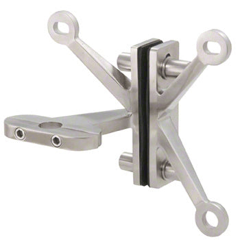 Left Hand 316 Three Arm Fin Mount Heavy-Duty Pivot Bracket Only