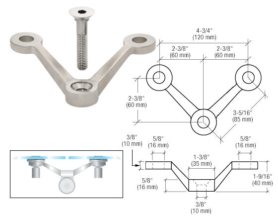 Spider Rigging Pvc Setup Double Arm Spider Fitting 'V' Post Mount