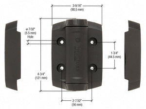 CRL Heavy Duty Self Closing Adjustable Hinge