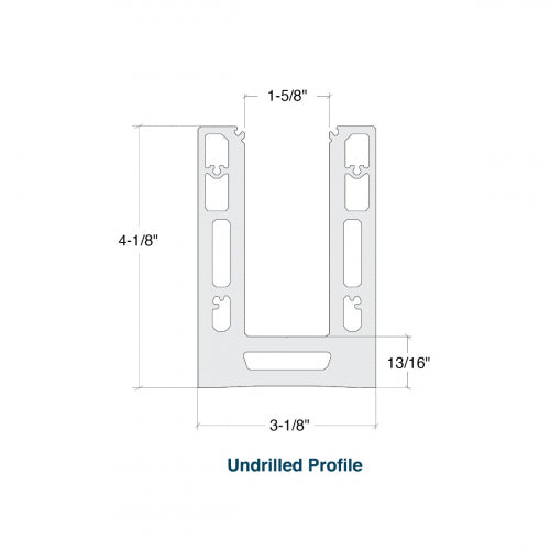 Base Shoe 13/16" Laminated Glass