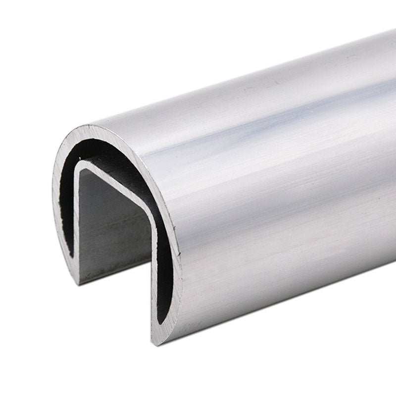 Aluminum Cap Rail 1-7/8" Diameter - 240" Long