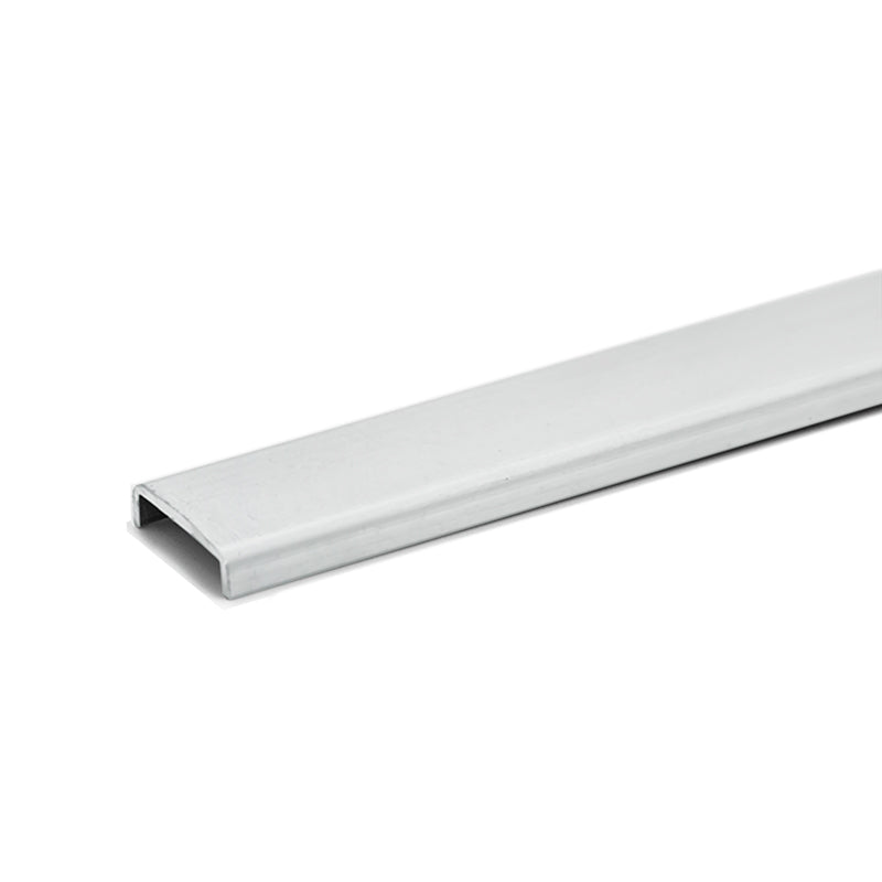 Cap Rail Edge Protector 3/16" x 5/8" x 3/16" Aluminum - 120" Long