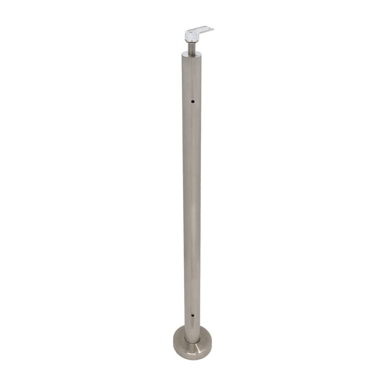 F1 Series Guardrail Post 1.9" Diameter Round 135 Degree - Corner Post