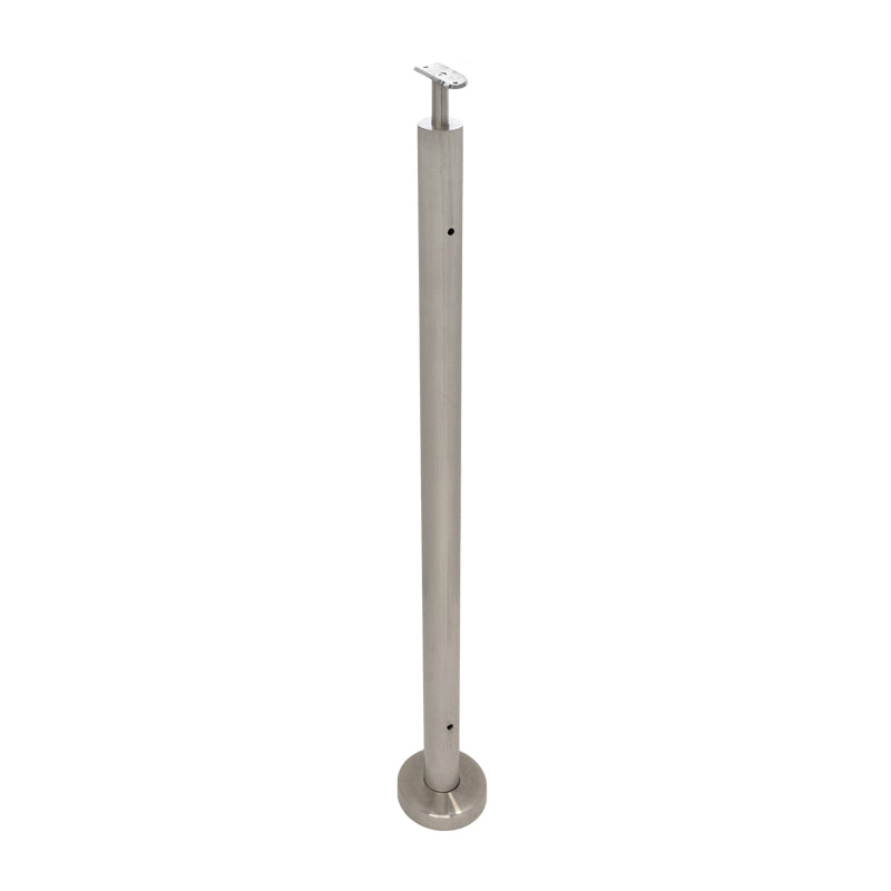 F1 Series Guardrail Post 1.9" Diameter Round - Center Post